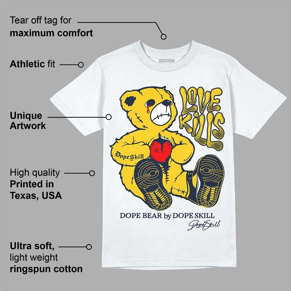 Michigan Dunks DopeSkill T-Shirt Love Kills Graphic