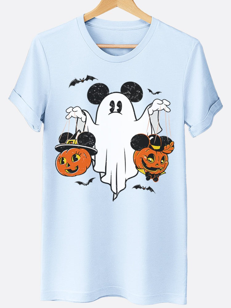 Mickey Ghost Puppet Graphic Tee