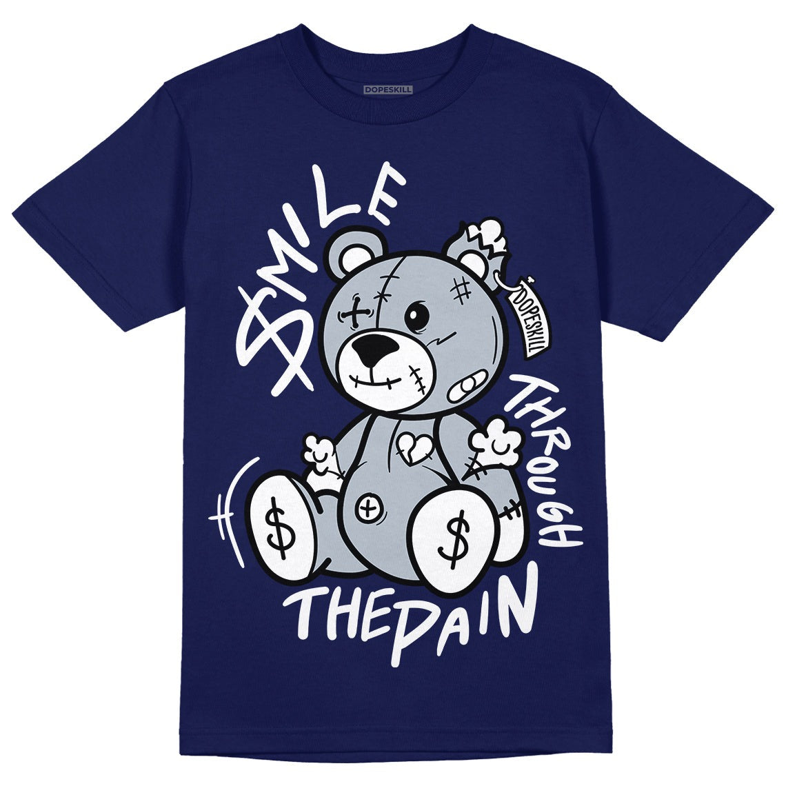 Midnight Navy 11s DopeSkill T-shirt BEAN Graphic