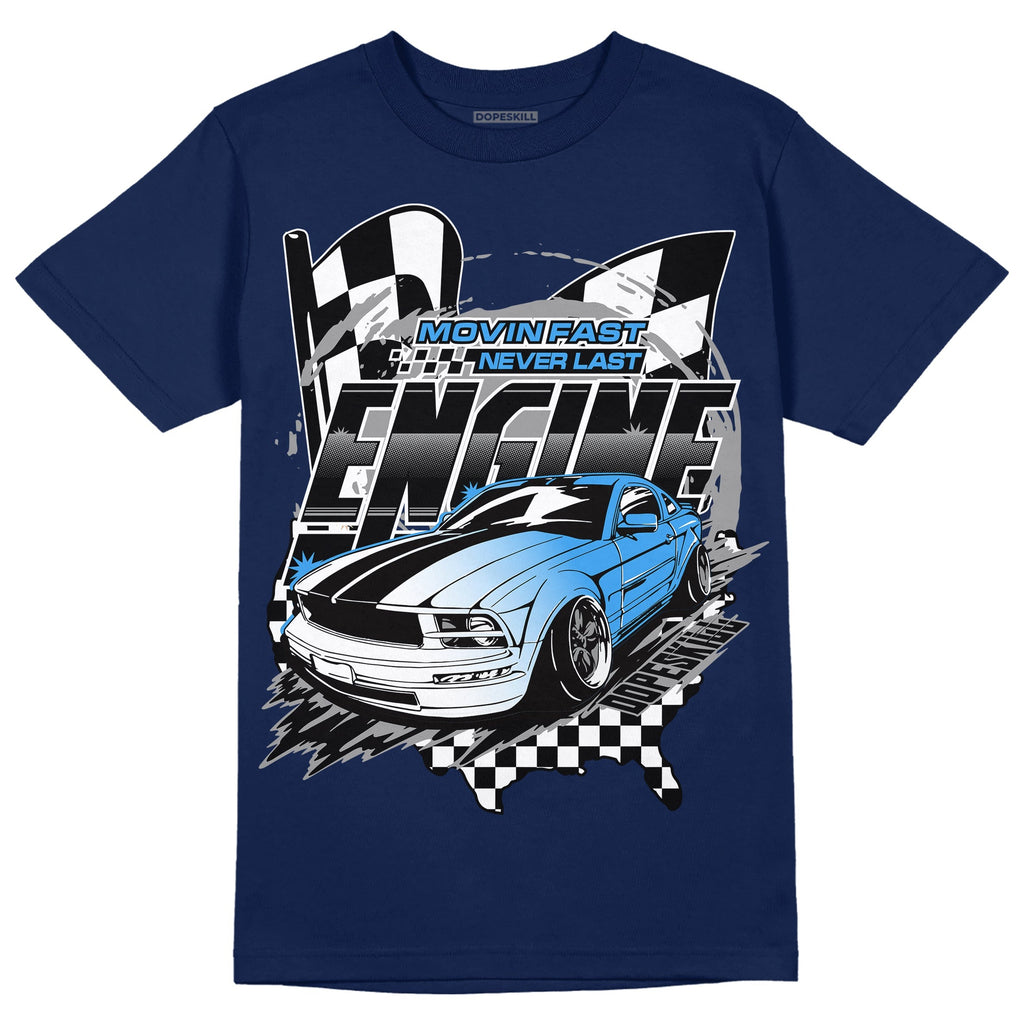 Midnight Navy 3s DopeSkill Navy T-shirt ENGINE Tshirt Graphic