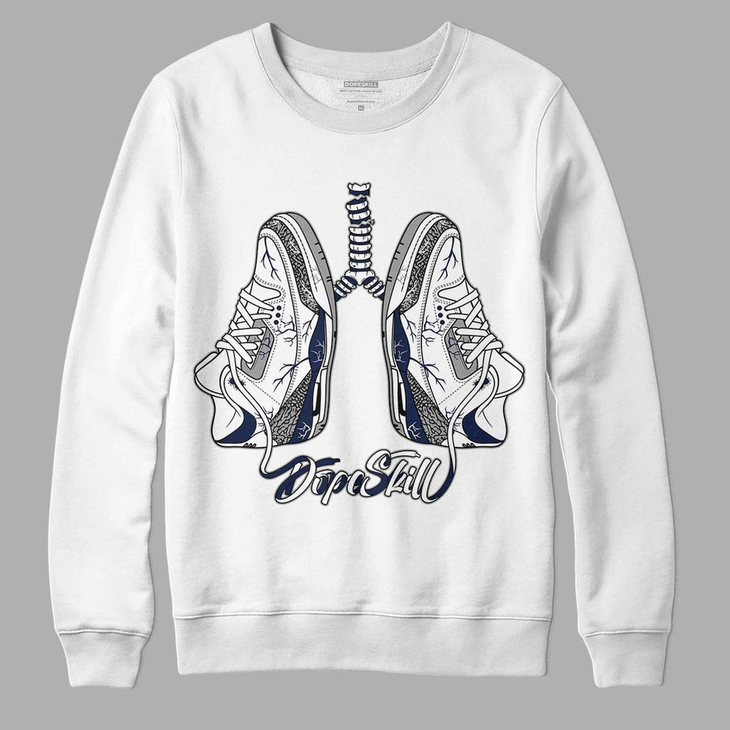 Midnight Navy 3s DopeSkill Sweatshirt Breathe Graphic