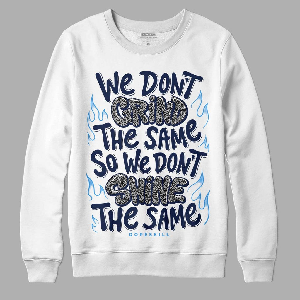 Midnight Navy 3s DopeSkill Sweatshirt Grind Shine Graphic