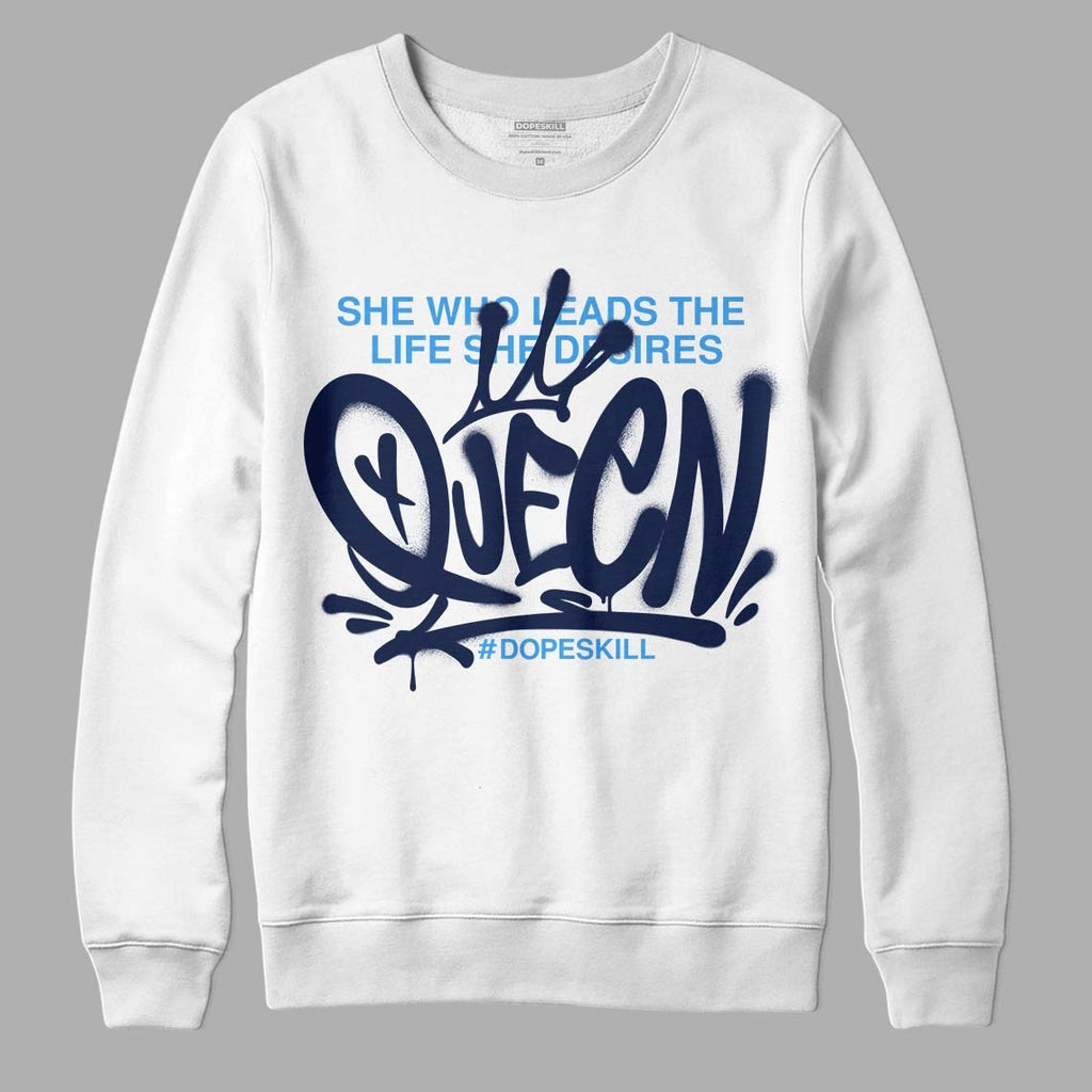 Midnight Navy 3s DopeSkill Sweatshirt Queen Graphic