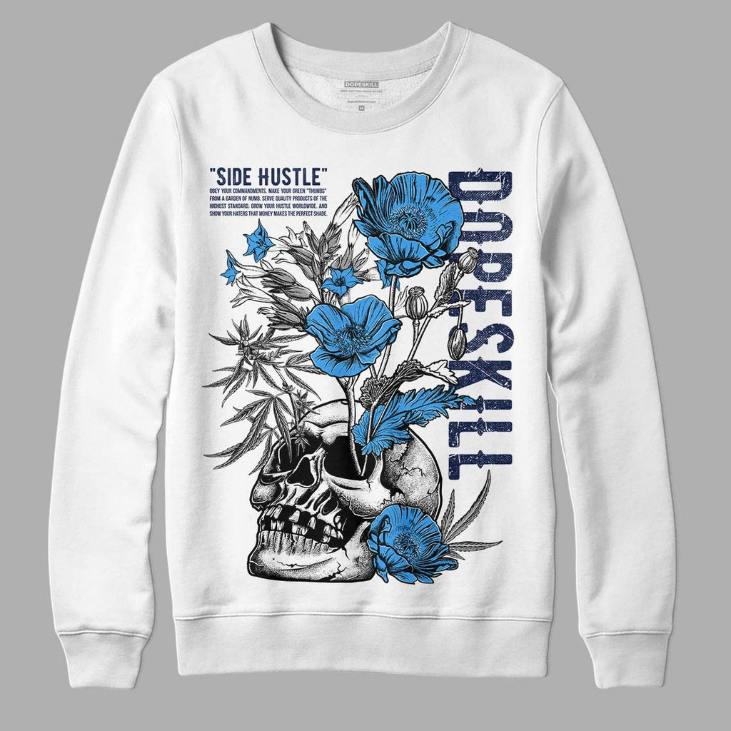 Midnight Navy 3s DopeSkill Sweatshirt Side Hustle Graphic