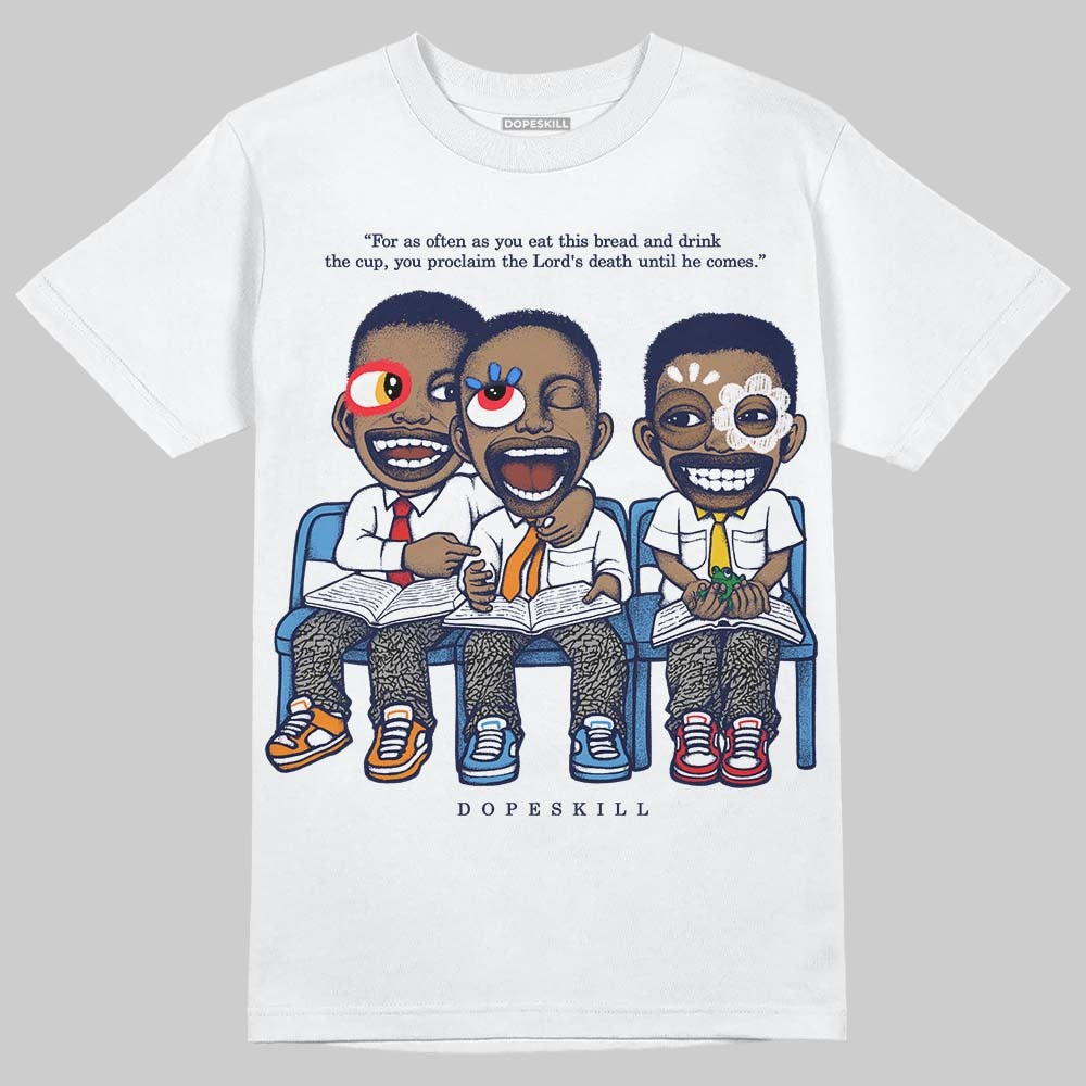 Midnight Navy 3s DopeSkill T-Shirt First Sunday Graphic