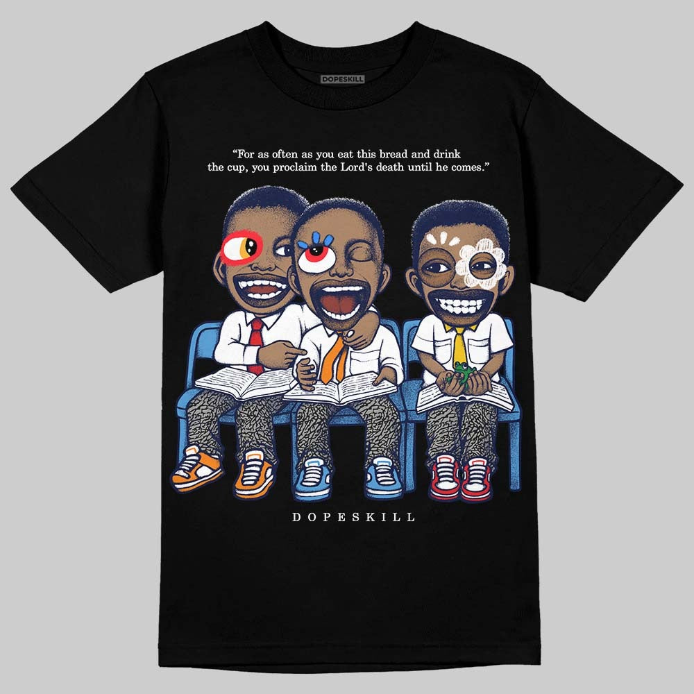 Midnight Navy 3s DopeSkill T-Shirt First Sunday Graphic