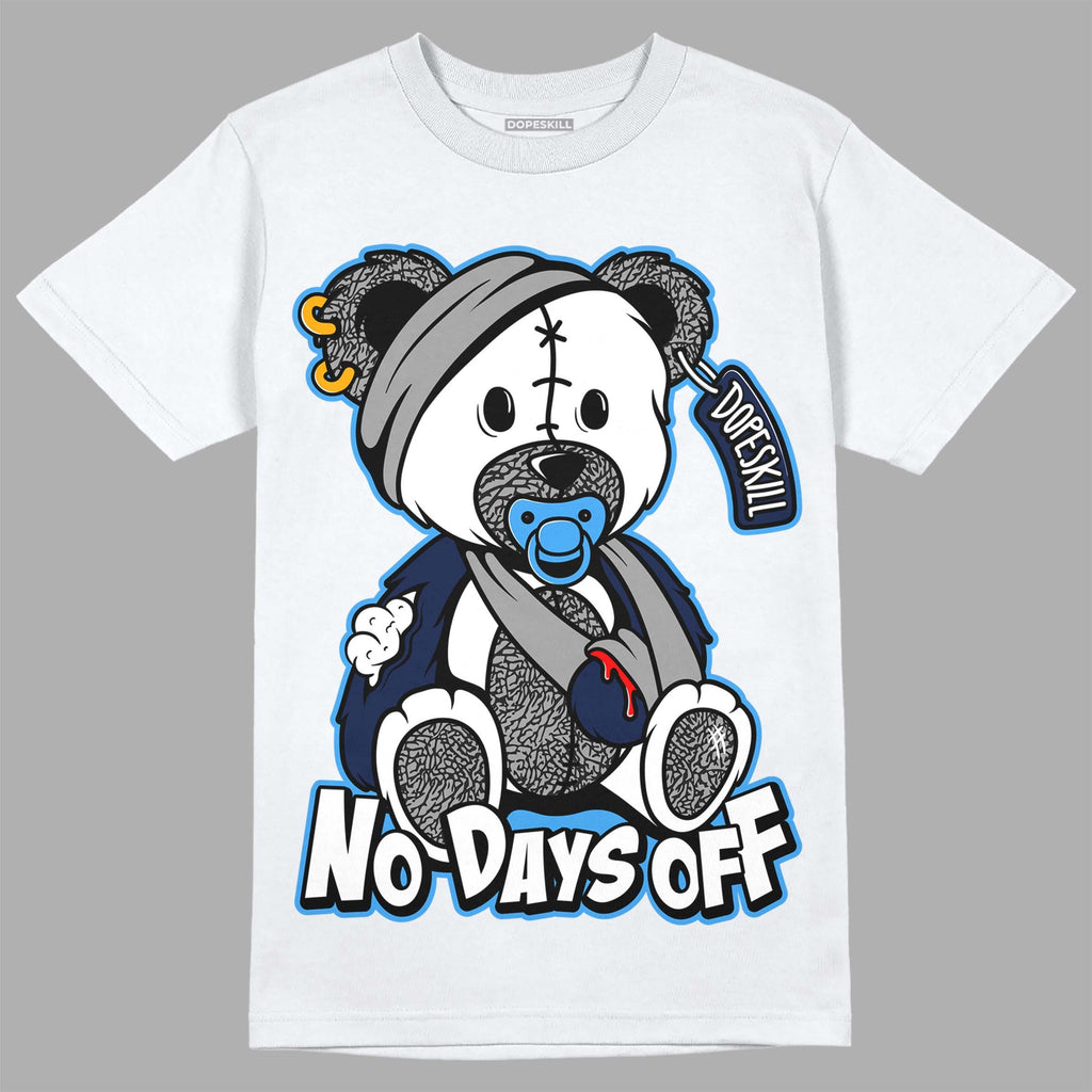 Midnight Navy 3s DopeSkill T-Shirt Hurt Bear Graphic
