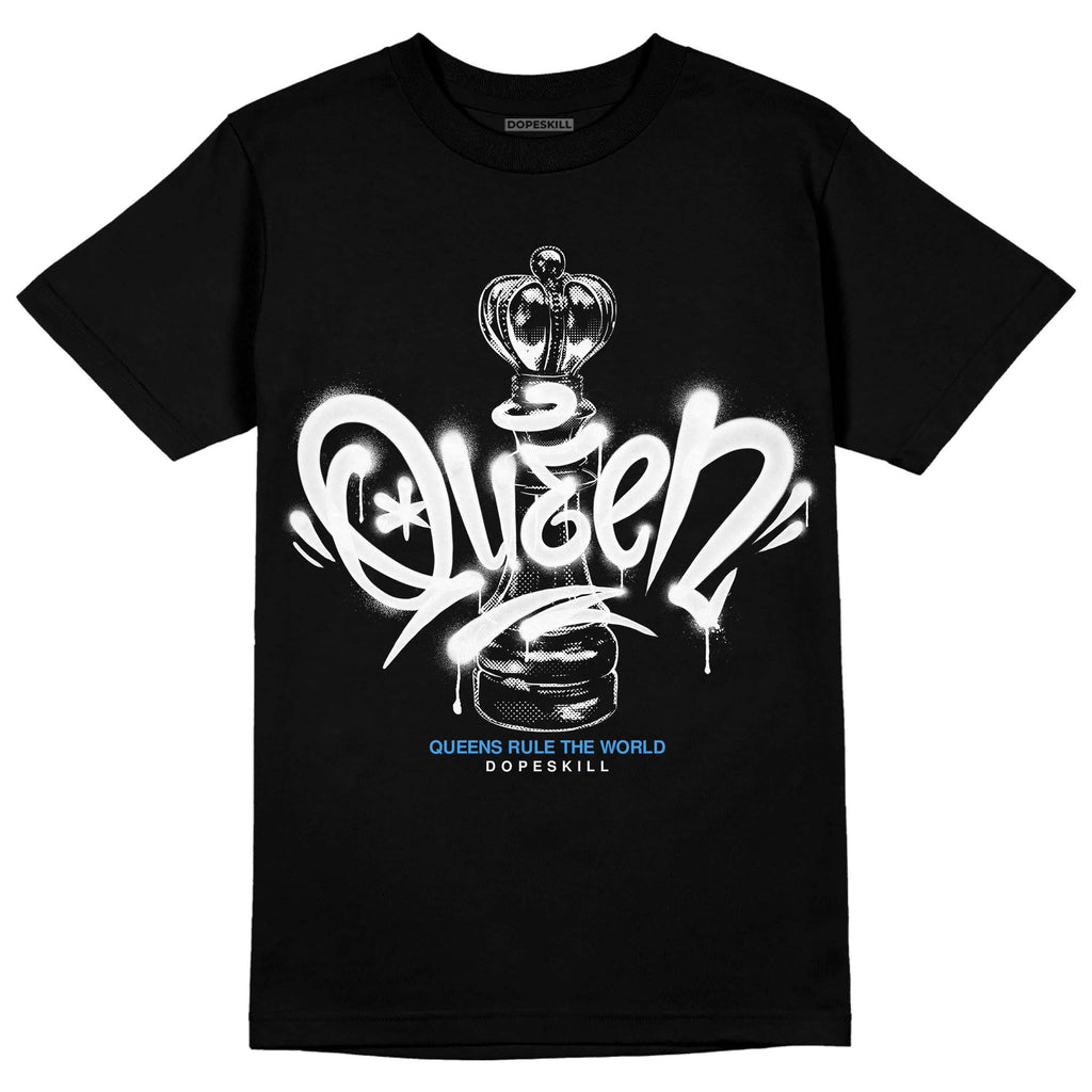 Midnight Navy 3s DopeSkill T-Shirt Queen Chess Graphic