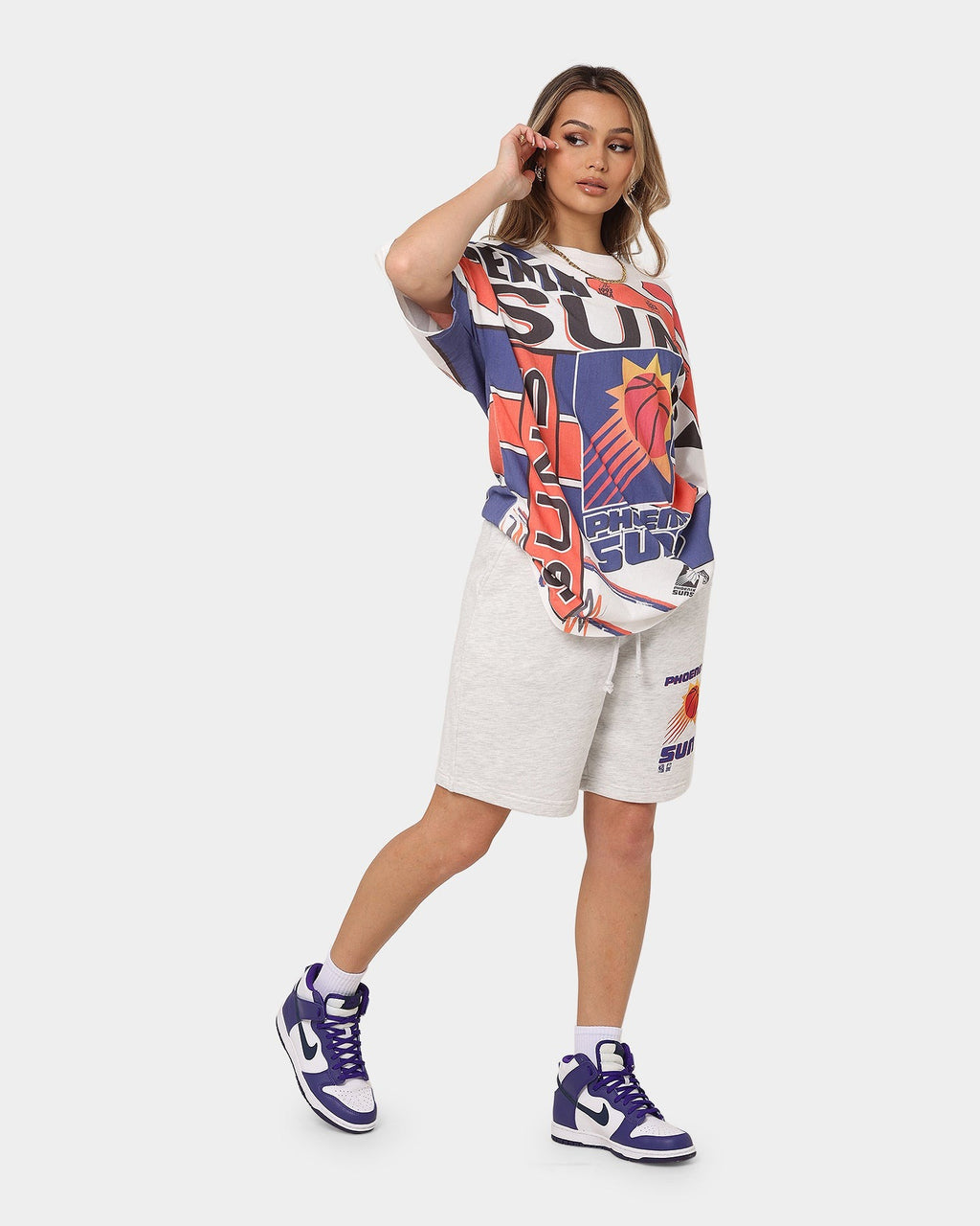 Mitchell & Ness Phoenix Suns '93 Game Over Vintage T-Shirt Vintage White Style001