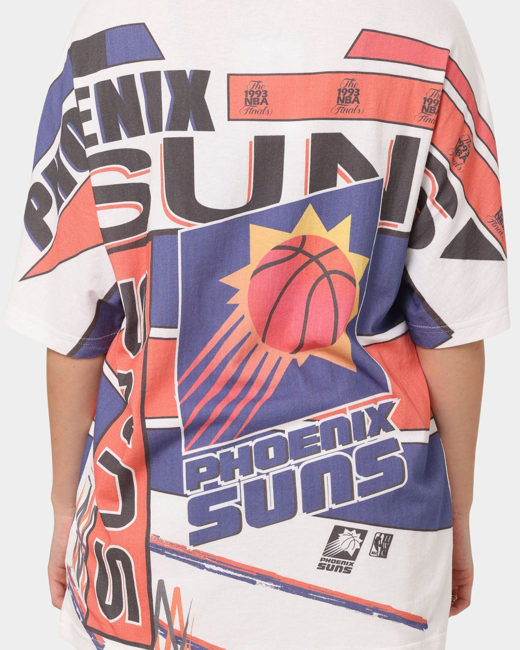 Mitchell & Ness Phoenix Suns '93 Game Over Vintage T-Shirt Vintage White Style001