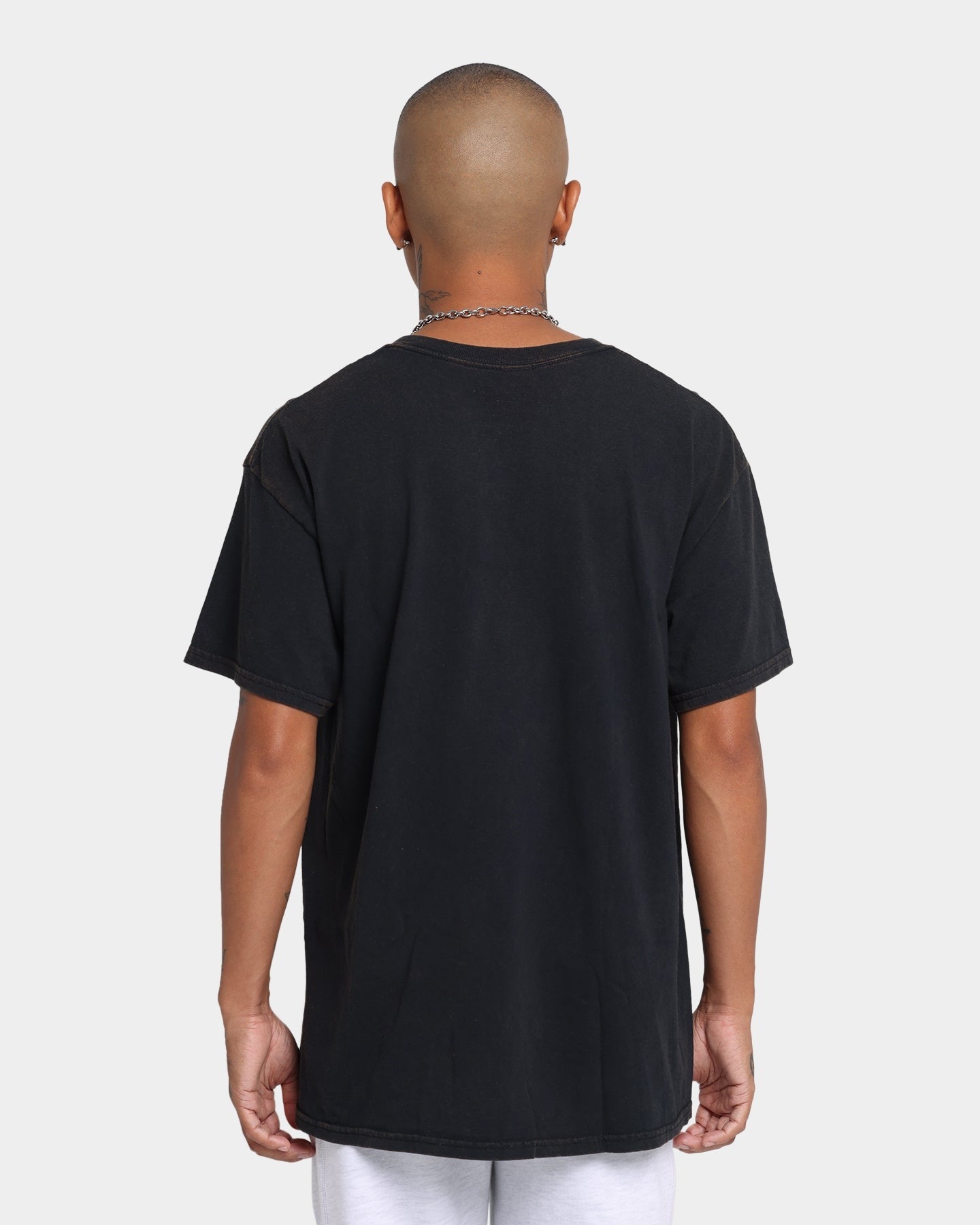 Mitchell & Ness Pittsburgh Steelers Oversized Logo Short Sleeve Vintage T-Shirt Vintage Black