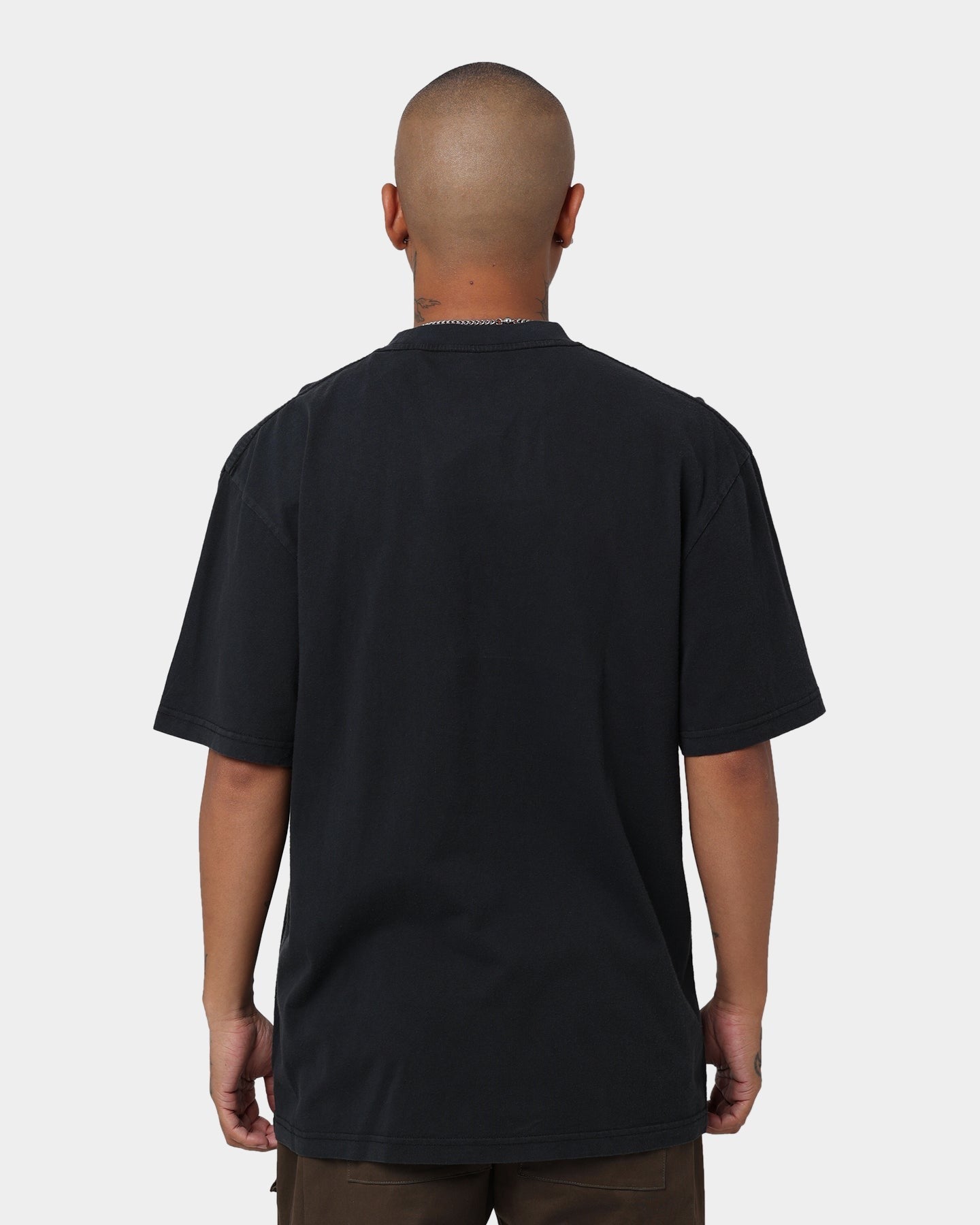 Mitchell & Ness Seattle Sonics Oversized Logo Short Sleeve Vintage T-Shirt Vintage Black