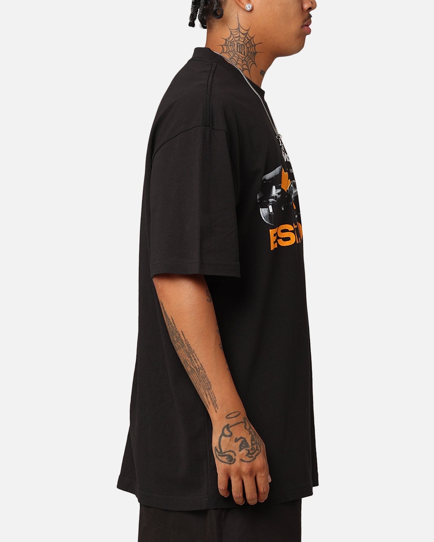 Mitchell & Ness X McLaren Vintage Poster T-Shirt Faded Black