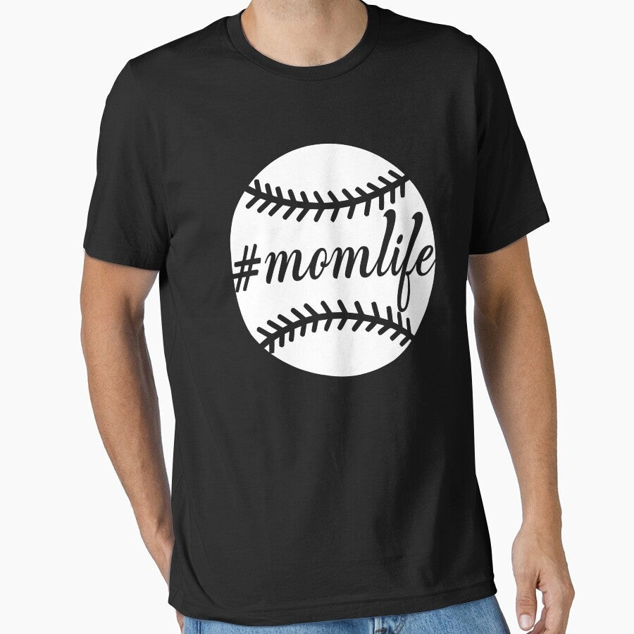 #Momlife Baseball Essential T-Shirt