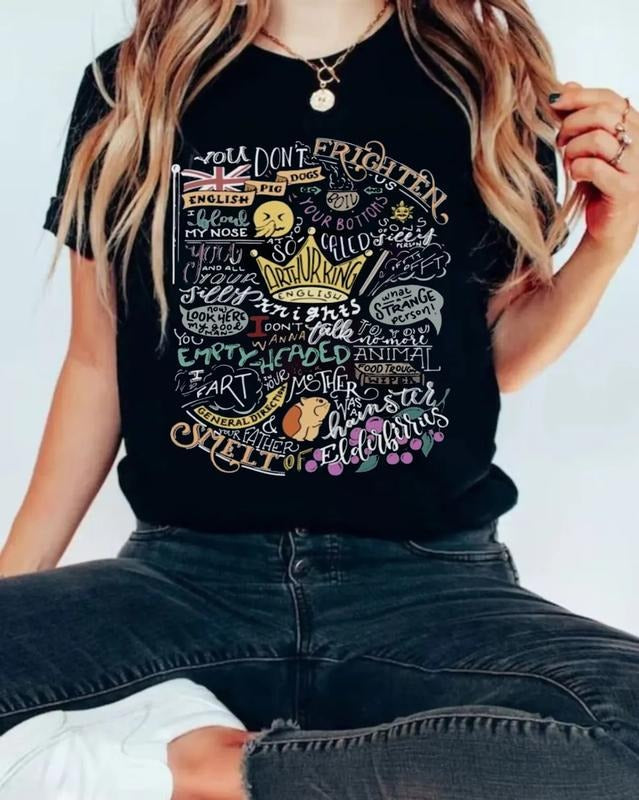 Monty Python French Castle Shirt, Mon Pytho Quotes Shirt, Unisex Short Sleeve Tee Shirt, Casual Clothing