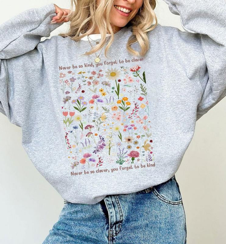 Music Lyric Shirt, Music Sweatshirt, Music Flower Shirt, Music Lover Shirt, Trendy Tee