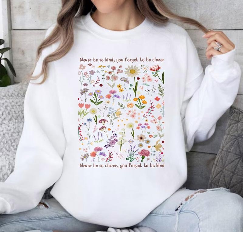 Music Lyric Shirt, Music Sweatshirt, Music Flower Shirt, Music Lover Shirt, Trendy Tee