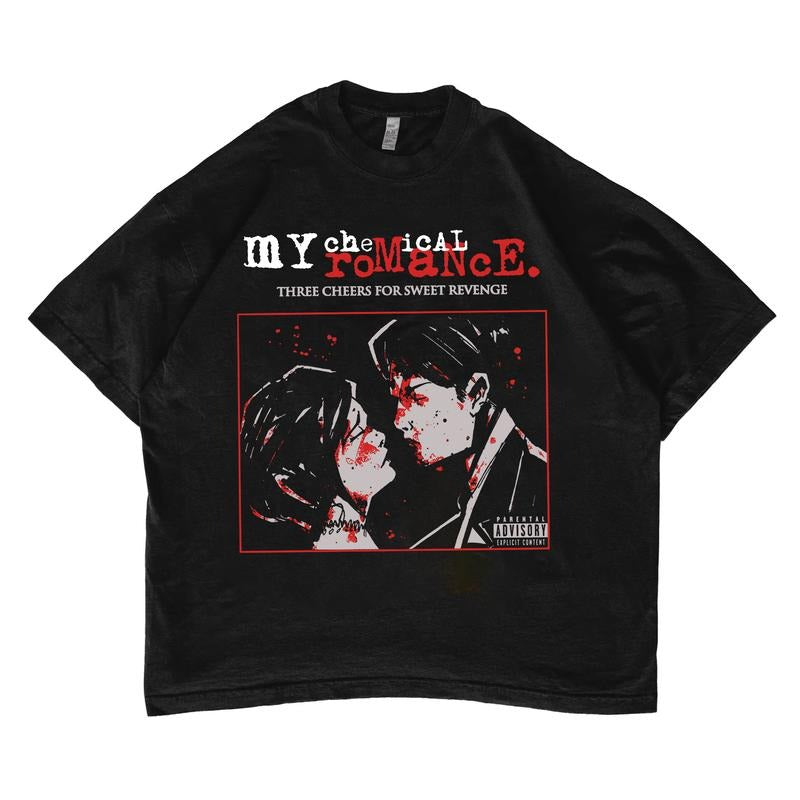My Chemical Romance MCR Shirt, Rock Band Shirt, MCR Band Merch Tee, 80 90s Music Rock Punk Shirt, Heavy Cotton Shirt For Music Fans style 004
