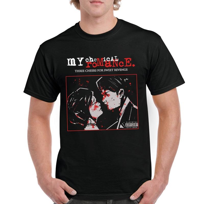 My Chemical Romance MCR Shirt, Rock Band Shirt, MCR Band Merch Tee, 80 90s Music Rock Punk Shirt, Heavy Cotton Shirt For Music Fans style 004