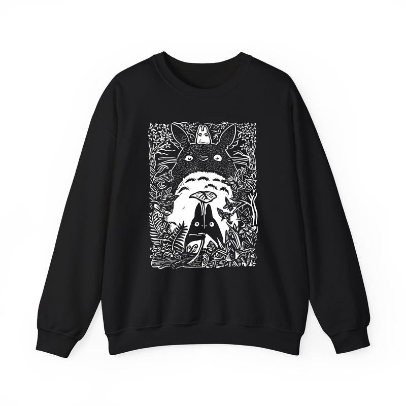 My Neighbor Totoro Sweatshirt, Studio Ghibli Shirt, Spirited Away, Miyazaki Hayao, Studio Ghibli Fans, Anime Christmas Sweatshirt