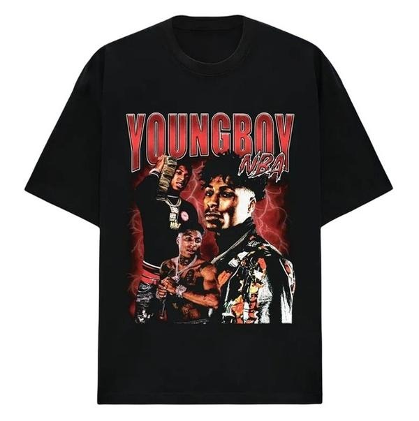 NBA Youngboy Shirt, NBA Youngboy Never Broke Again Tee, Rapper Hiphop Bootleg Shirt, Vintage 90s Graphic Tee