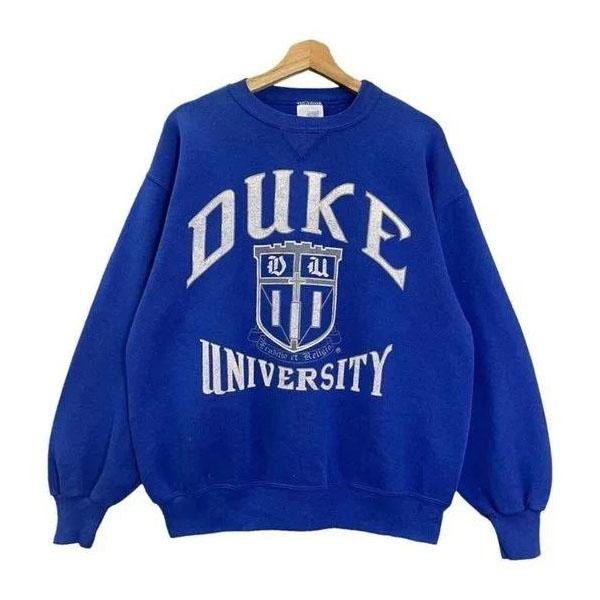 NCAA Duke Blue Devils Tunes Unisex Royal t-shirt, sweatshirt, hoodie Cotton Fabric Classic Menswear