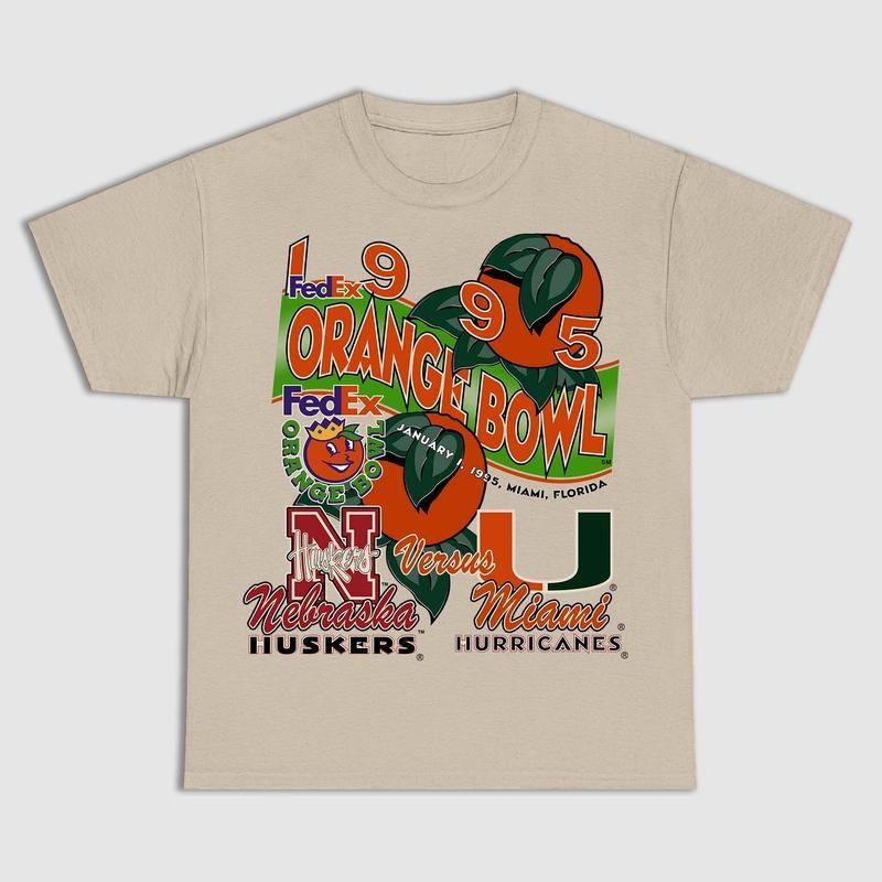 NCAA Orange Basketball College T-Shirt, Graphic Sports Tee Summer Shirt for Menswear