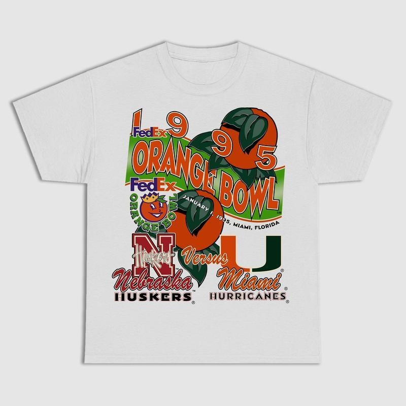 NCAA Orange Basketball College T-Shirt, Graphic Sports Tee Summer Shirt for Menswear