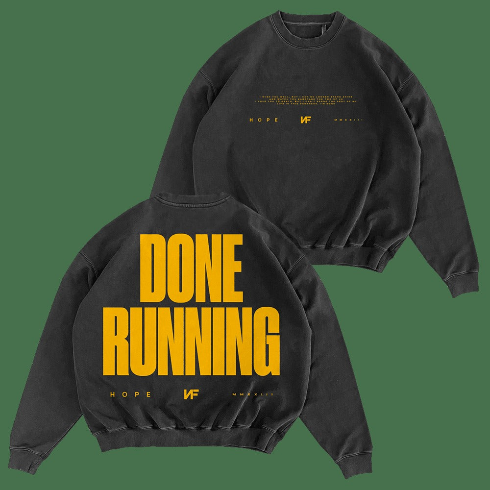 NF Merch Done Running Pepper Sweatshirt Gifts For Music Fans Father's Day Gift for Dad