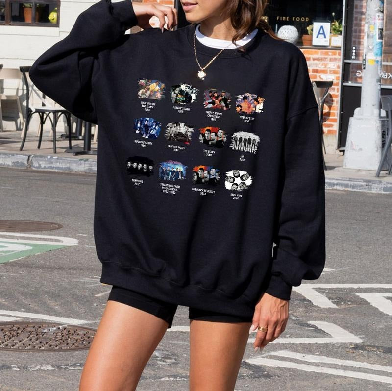 NKOTB Album Shirt, Nkotb 2024 Concert, NKTOB Fan Gift, Vintage NKOTB Group Shirt, NKOTB Group Concert Shirt