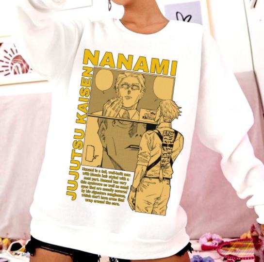 Nanamii Shirt Sweatshirt Womenswear, JJK Animee shirt hoodie