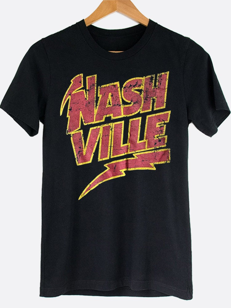 Nashville Lightning Bolt Graphic Tee