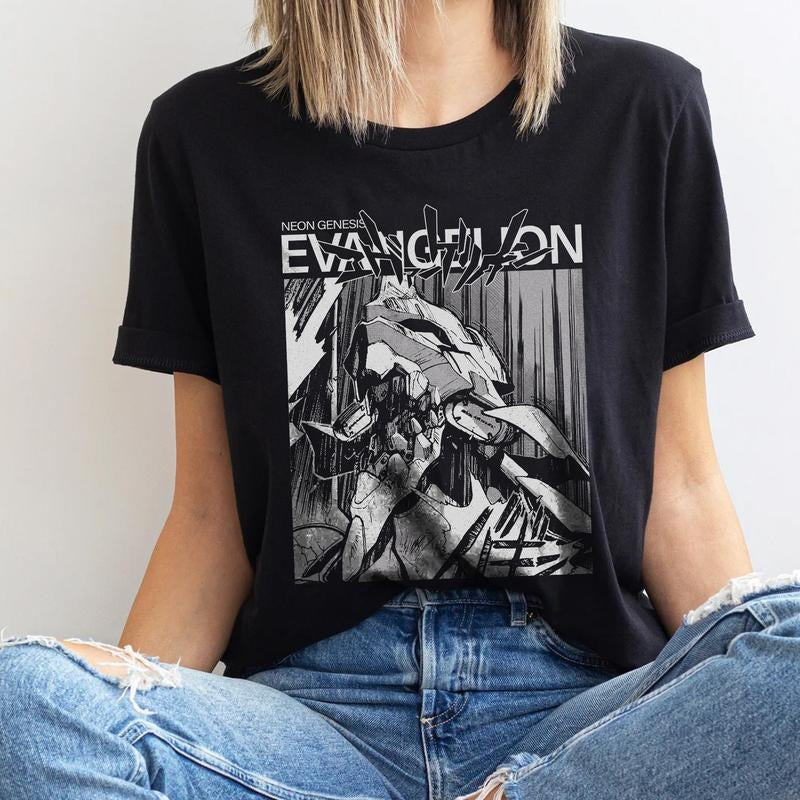 Neon Genesis Evangelion Vintage Sweatshirt hoodie T-shirt, Anime Shirt, Anime Hoodie, Anime Aesthetic Retro,Anime Evangelion Shirt, Evangelion Shirt, Shirt for Lovers Anime