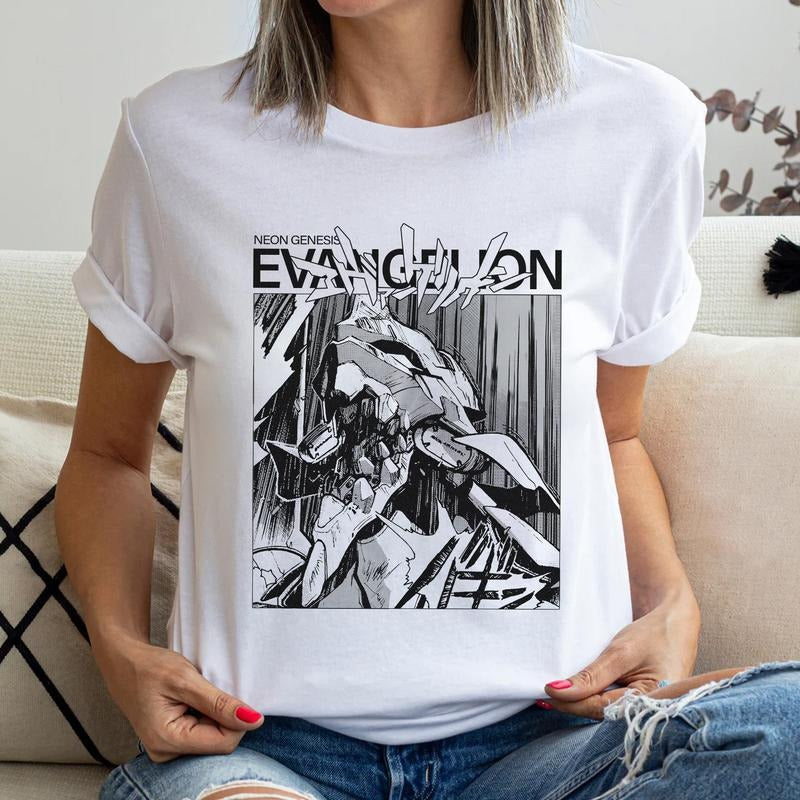 Neon Genesis Evangelion Vintage Sweatshirt hoodie T-shirt, Anime Shirt, Anime Hoodie, Anime Aesthetic Retro,Anime Evangelion Shirt, Evangelion Shirt, Shirt for Lovers Anime