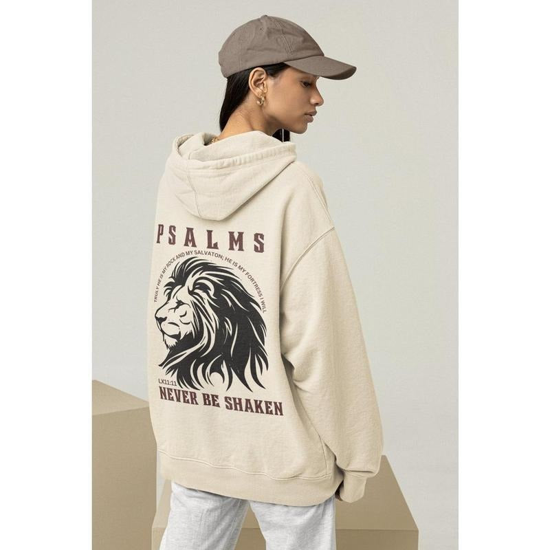 Never Be Shaken Hoodie, Bible Verse Hoodie,Christian Gift,Jesus Hoodie,Men's Christian Hoodie,Mens Christian Streetwear Jesus Hoodie Apparel  T-shirt, sweater and Hoodie