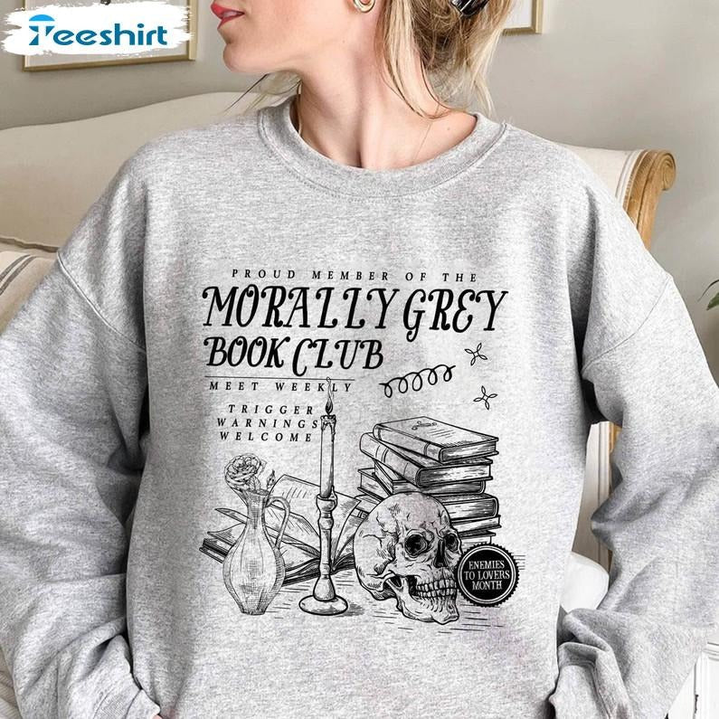 New Rare Morally Grey Book Club Sweatshirt Hoodie, Witchy Christmas Gift, Witch Lady Girl Shirt, Witch Movie Shirt, Gift For Women