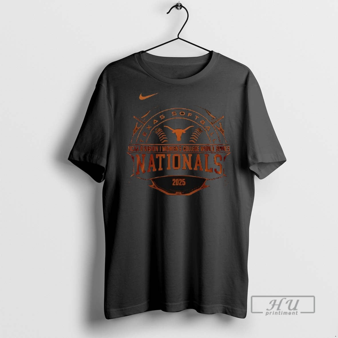 New Texas Longhorns Texas Softball Ncaa Division I Womens College World Series Nationals Silhouette Logo