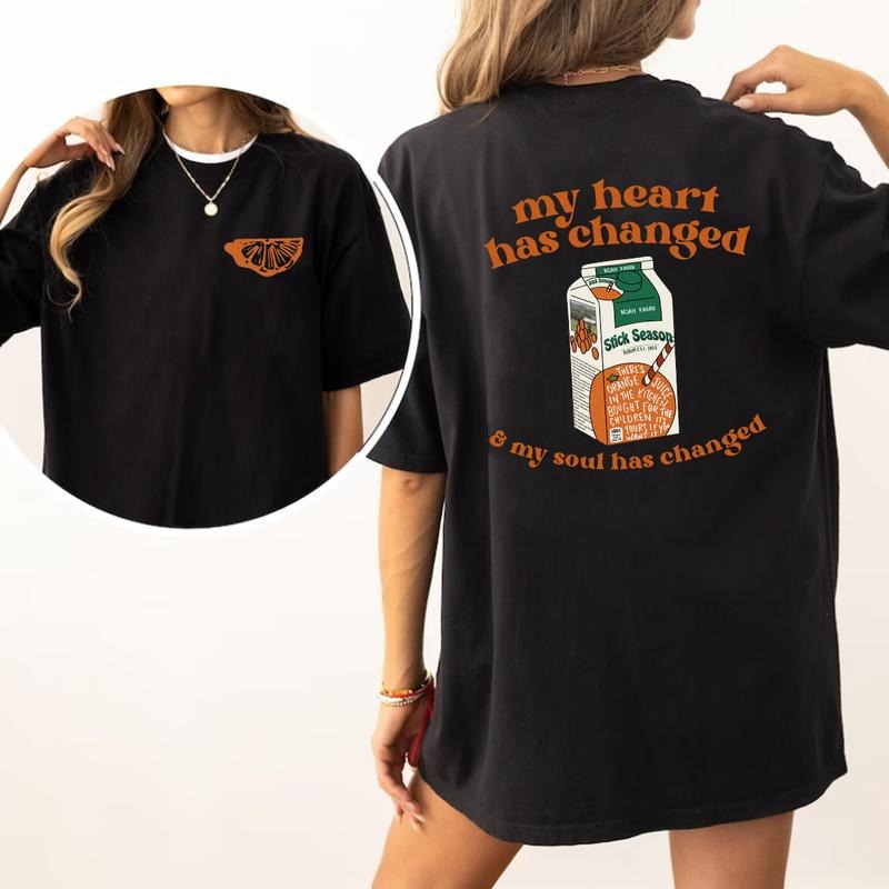 Noah Kahann My Heart Has Changed Sweatshirt, Orange Stick Season, Country Music Sweatshirt, Hoodie, T Shirt