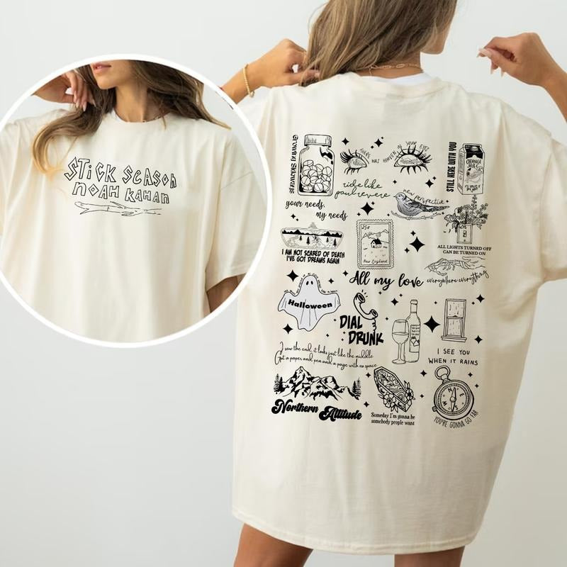 Noah Kahnn Shirt, Stick Season Shirt, Country Music Stick Season Tour 2024 Sweatshirt, Hoodie, T Shirt