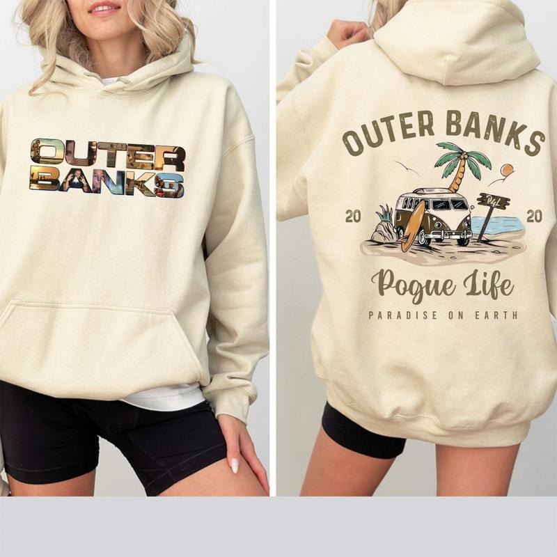 O4ter Banks Sweatshirt Shirt Hoodie, Outer Banks Pogue Life Graphic Shirt, Movie Fan Shirt, Graphic Tee for Movie Lovers, Perfect Gift Idea