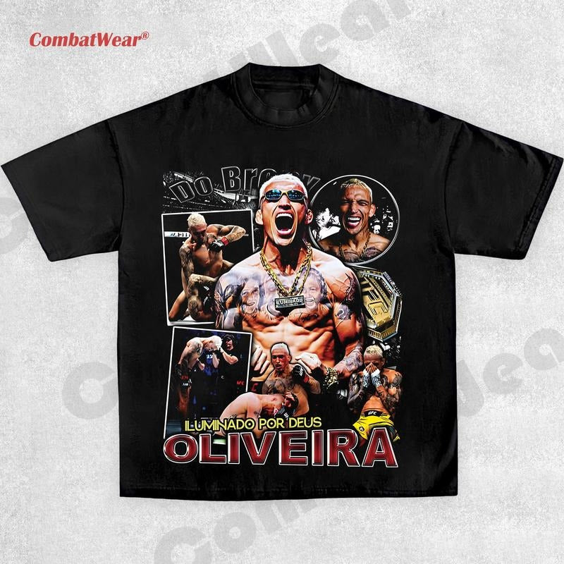 OLIVEIRA-DO BRONX TEE, Boxing T-shirt, Fighter Tee, Boxer Shirt, Sports Shirt, Vintage Boxing Tee, Graphic Boxing Champ T-Shirt Hoodie Sweatshirts style 001