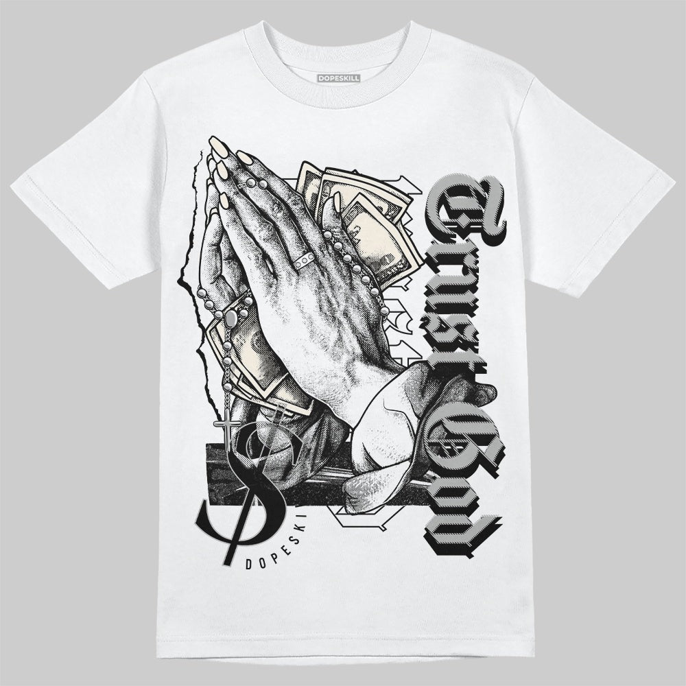 Off Noir 3s DopeSkill T-Shirt Trust God Graphic