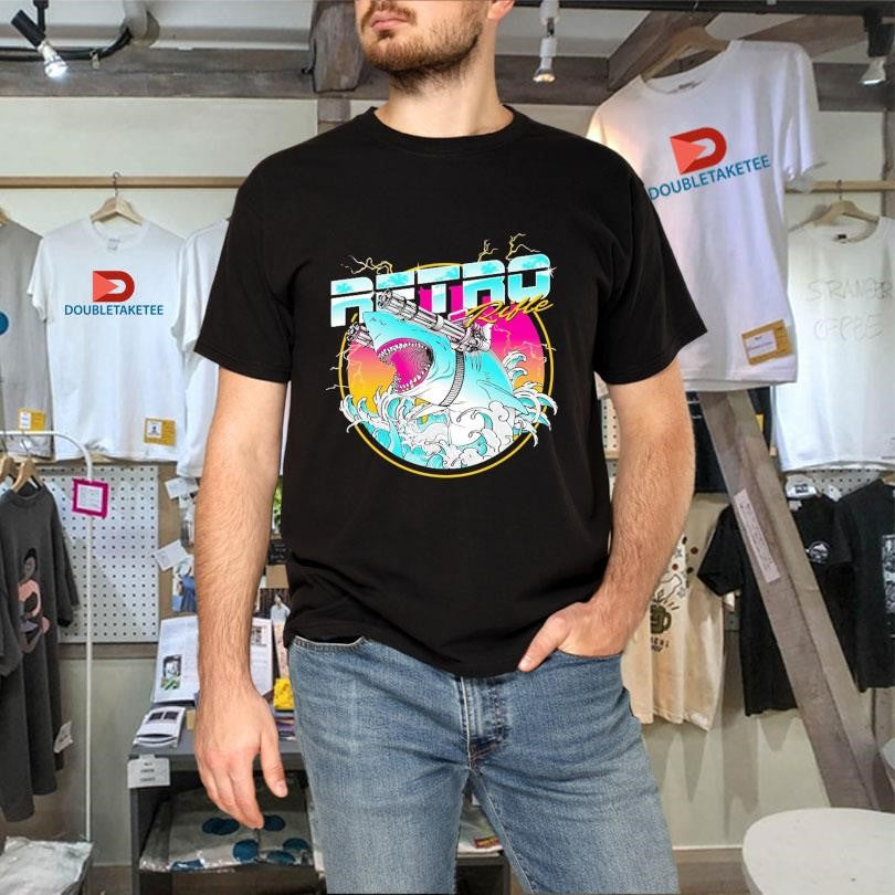 Official Retro Rifle Shark Shirts