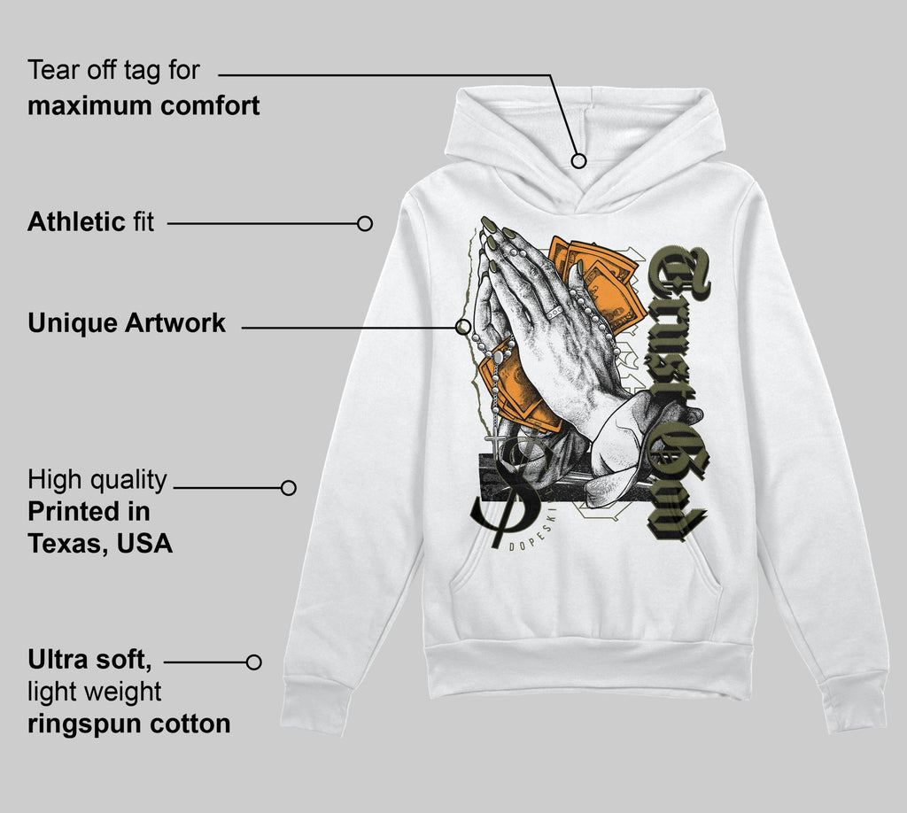 Olive 5s DopeSkill Hoodie Sweatshirt Trust God Graphic