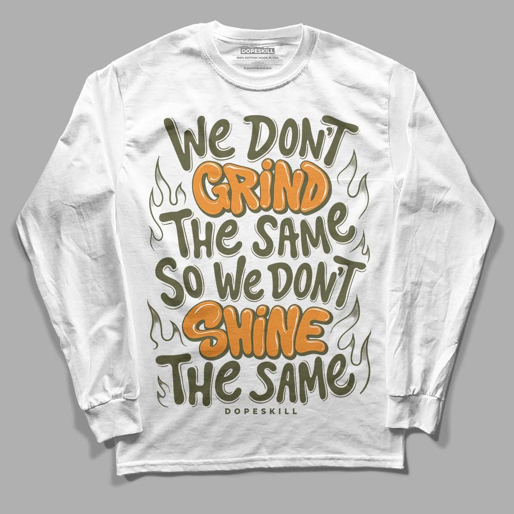 Olive 5s DopeSkill Long Sleeve T-Shirt Grind Shine Graphic