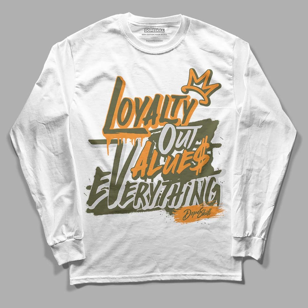 Olive 5s DopeSkill Long Sleeve T-Shirt LOVE Graphic