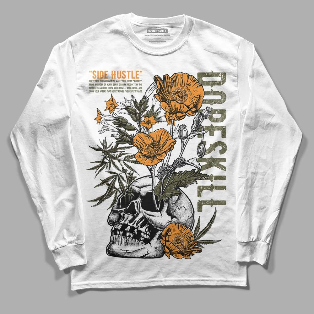 Olive 5s DopeSkill Long Sleeve T-Shirt Side Hustle Graphic