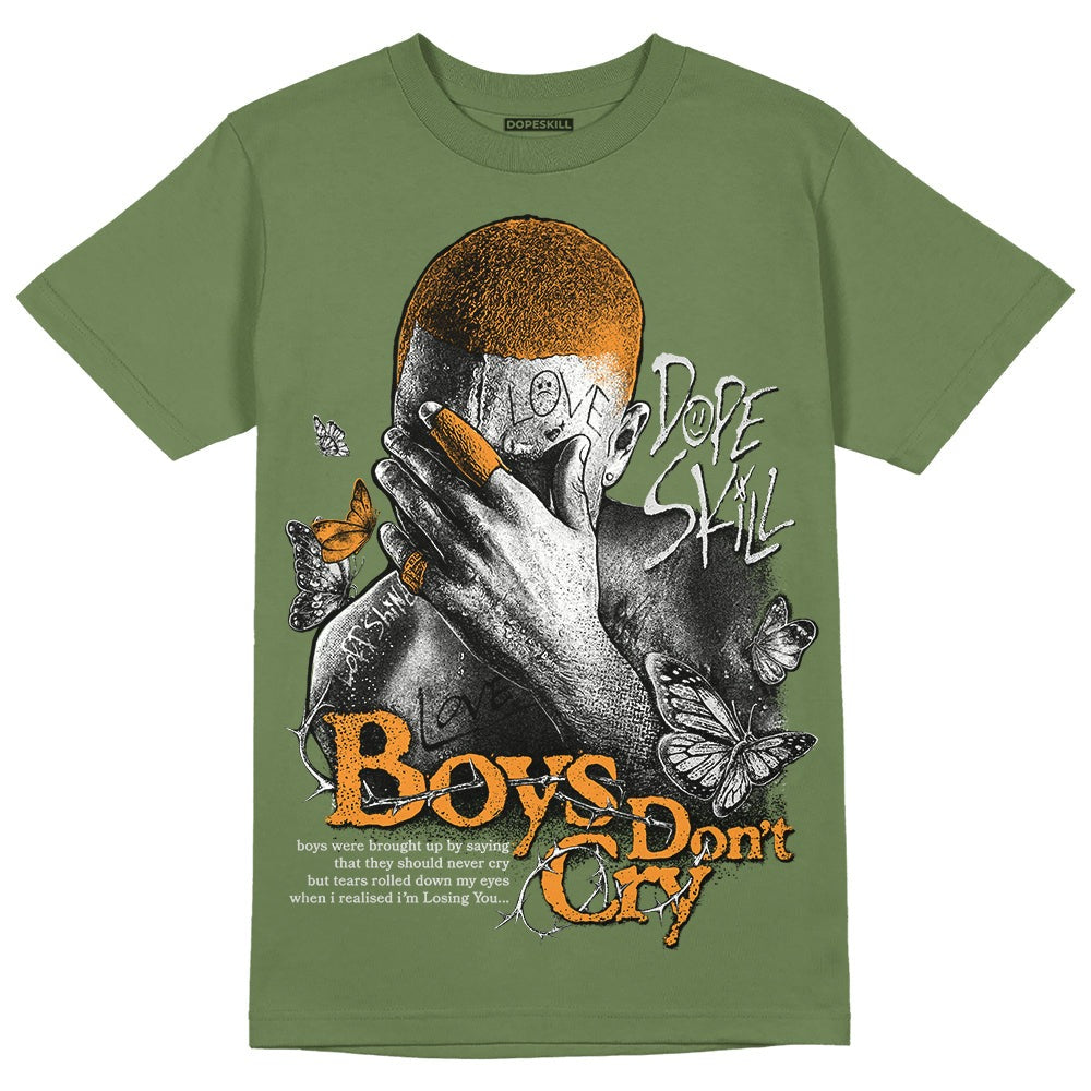 Olive 5s DopeSkill Olive T-shirt Boys Don't Cry Graphic