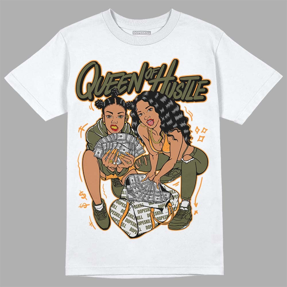 Olive 5s DopeSkill T-Shirt Queen Of Hustle Graphic