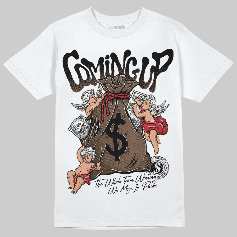 Olive 9s DopeSkill T-Shirt Money Bag Coming Up Graphic